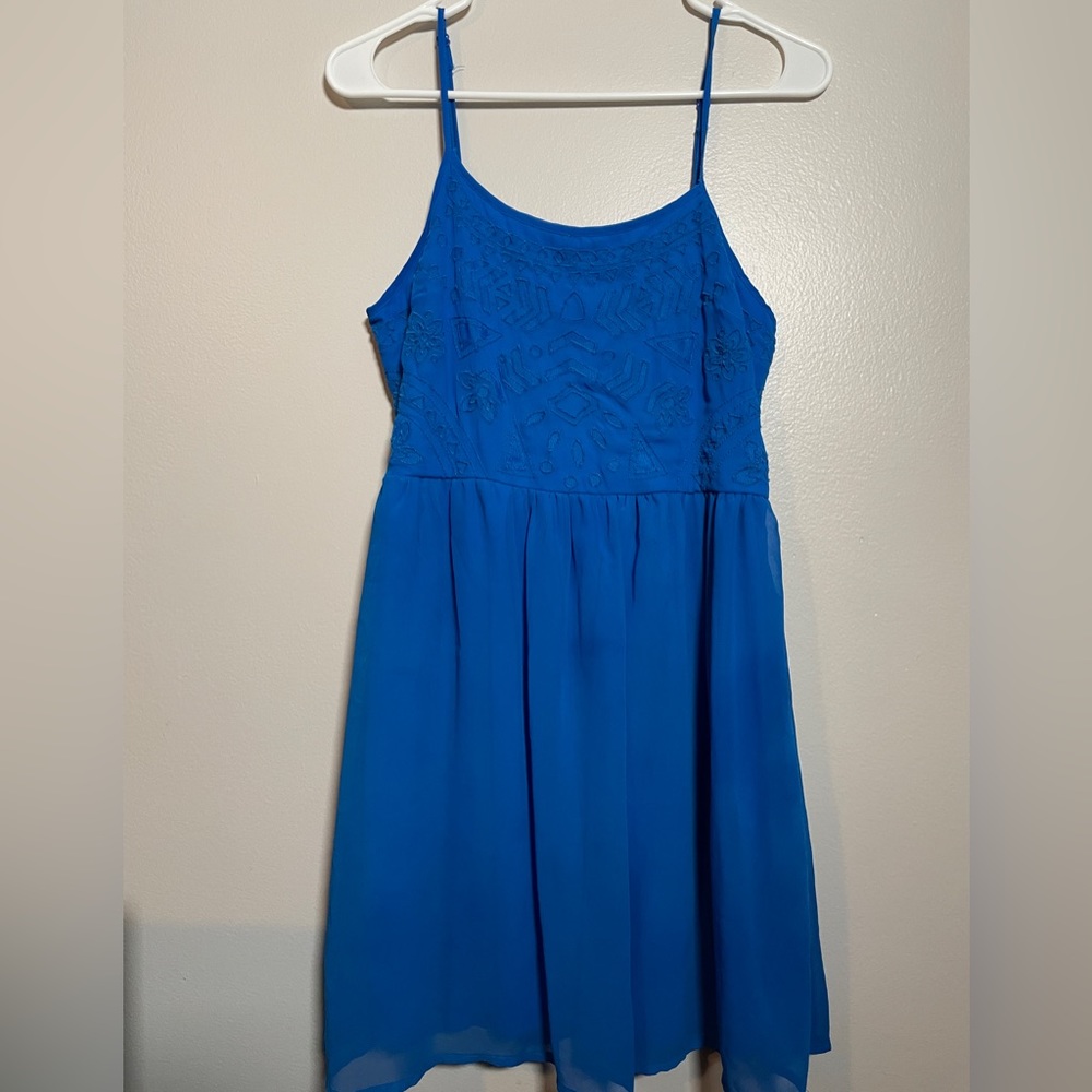 SO blue mini dress